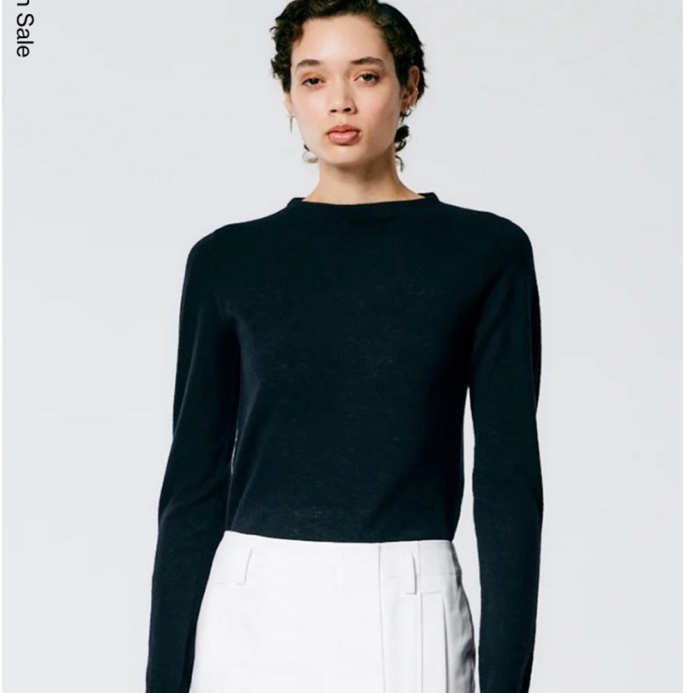 NWT Tibi F/W 23 Midnight Navy Wool Pullover. Bought on Final Sale. Too small